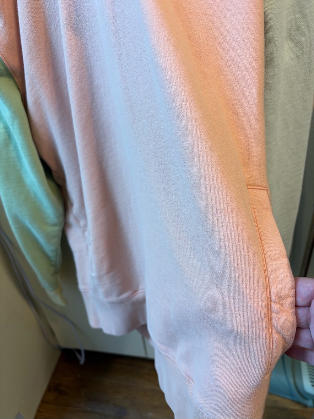 Teddy Fresh Pastel Block Hoodie - Pink, Green, Blue, Yellow Beautiful - Picture 6 of 8
